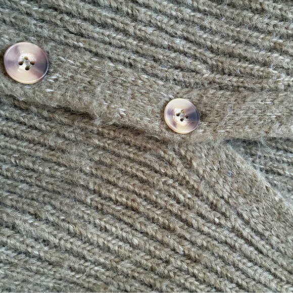 Olive Green Z Supply Josie Women’s Cardigan Sweater Size Large - Picture 9 of 10